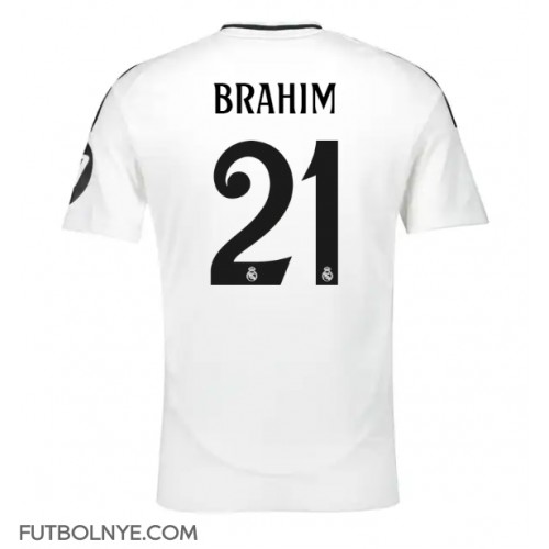 Camiseta Real Madrid Brahim Diaz #21 Primera Equipación 2024-25 manga corta